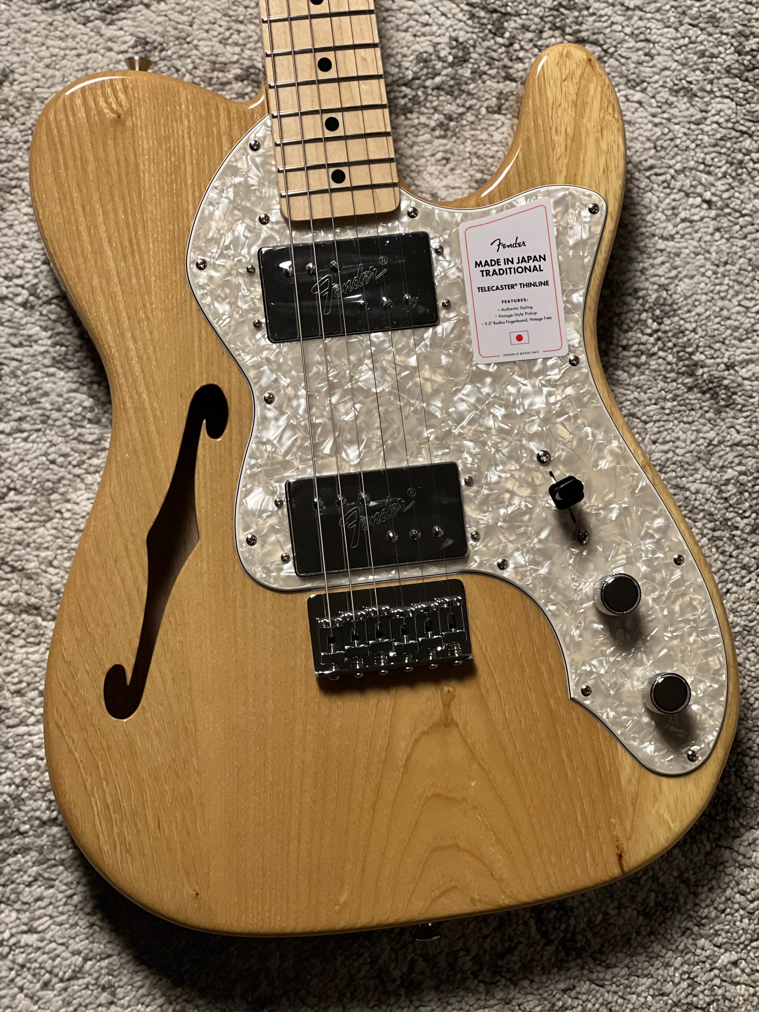 Fender Japan Traditional II 70s Telecaster Thinline with Maple FB