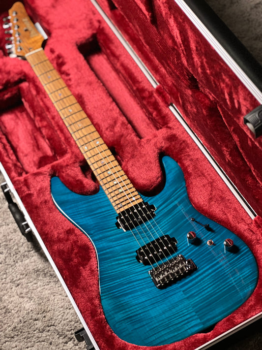 Ibanez Martin Miller Signature MM1 - Transparent Aqua Burst