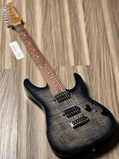 Ibanez AZ24S1F-TKS in Transparent Black Sunburst