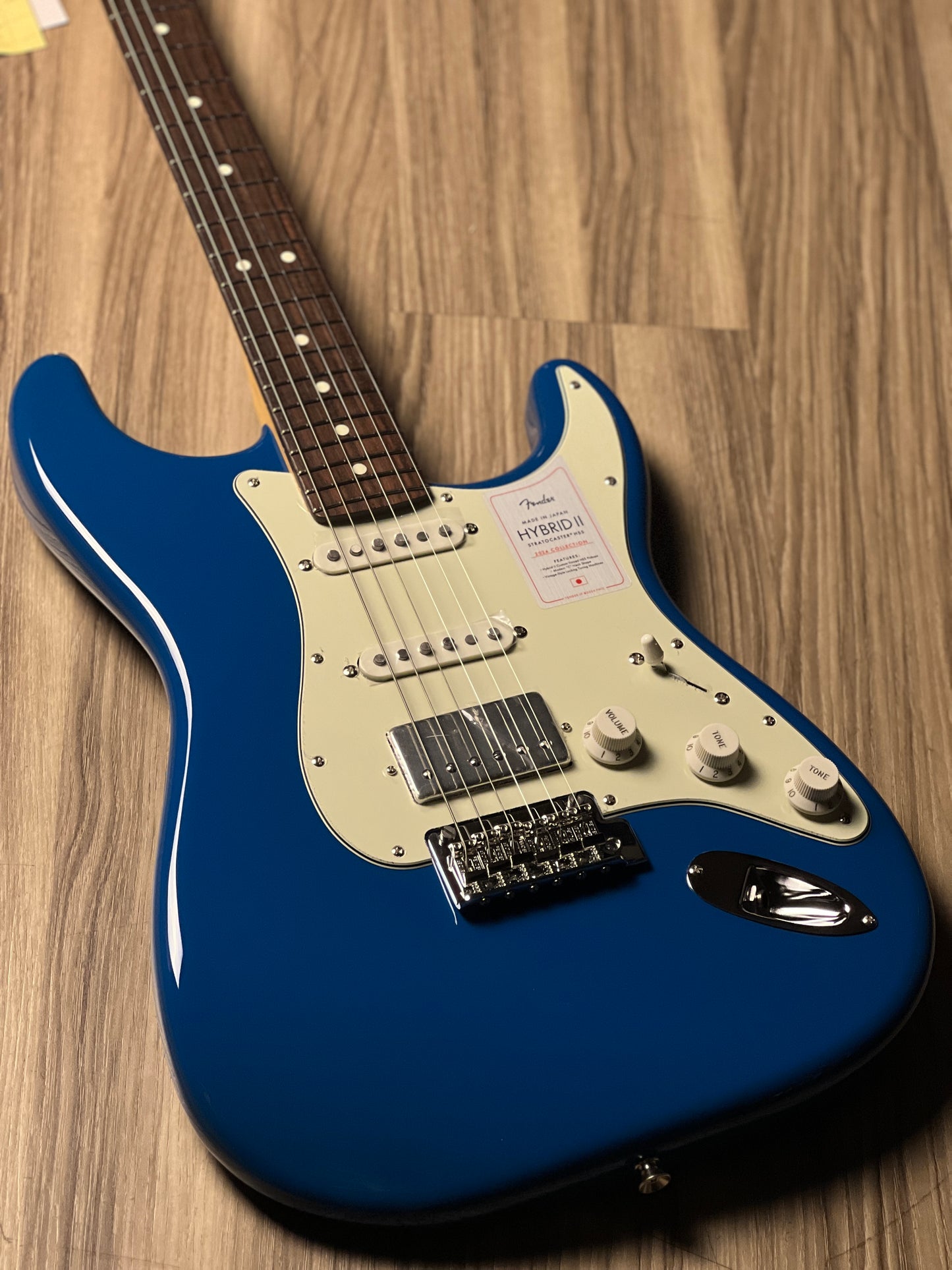 Fender Japan Hybrid II Stratocaster HSS with RW FB in Forest Blue JD23033791