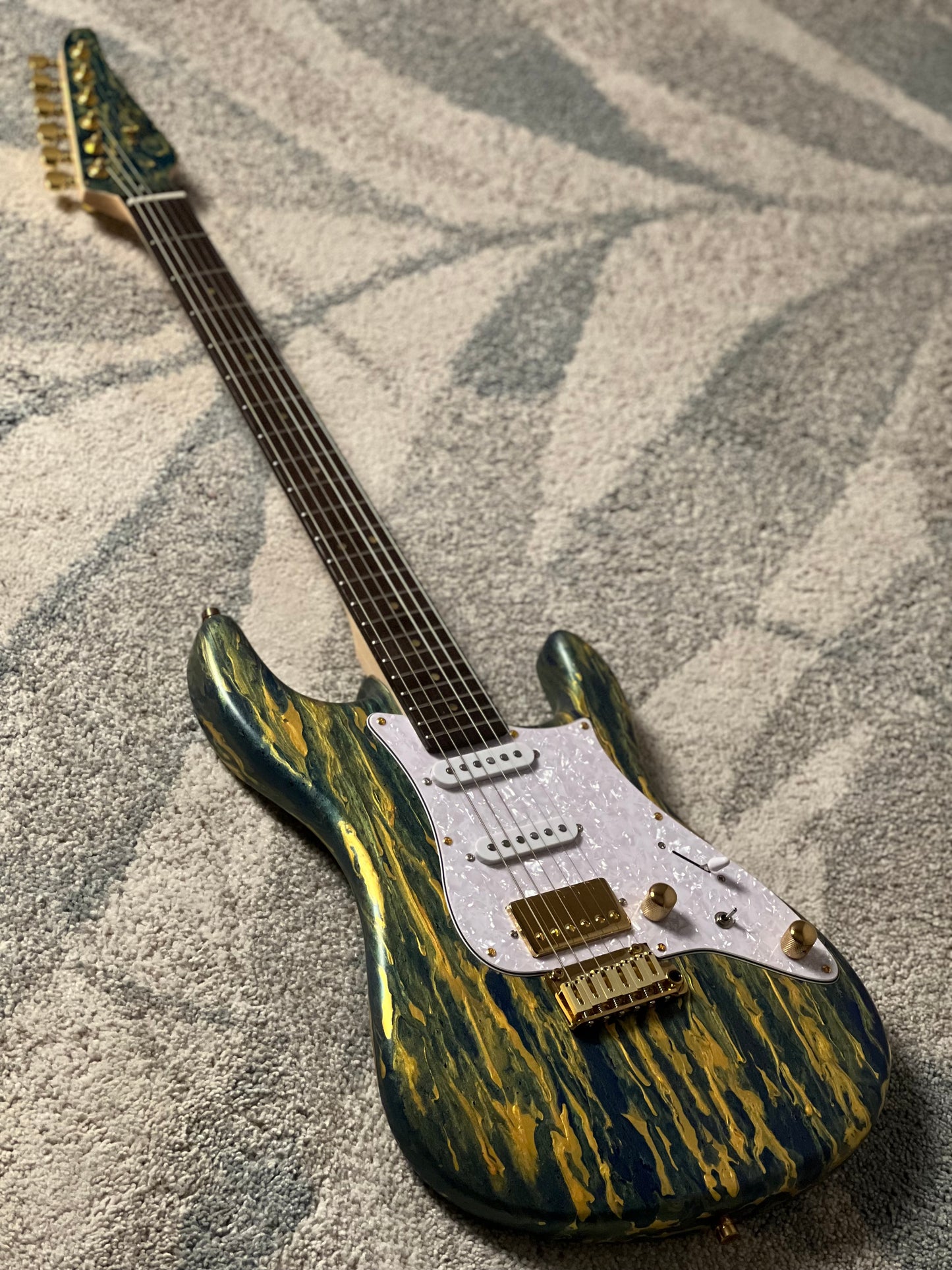 SLX X Dhatarattha Custom DST in Malibu Shmear with Rosewood FB