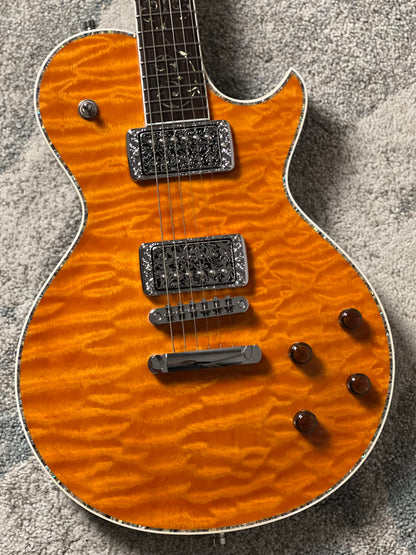 Dhatarattha Custom DLP in Orange Tiger with 5A Quilt Top