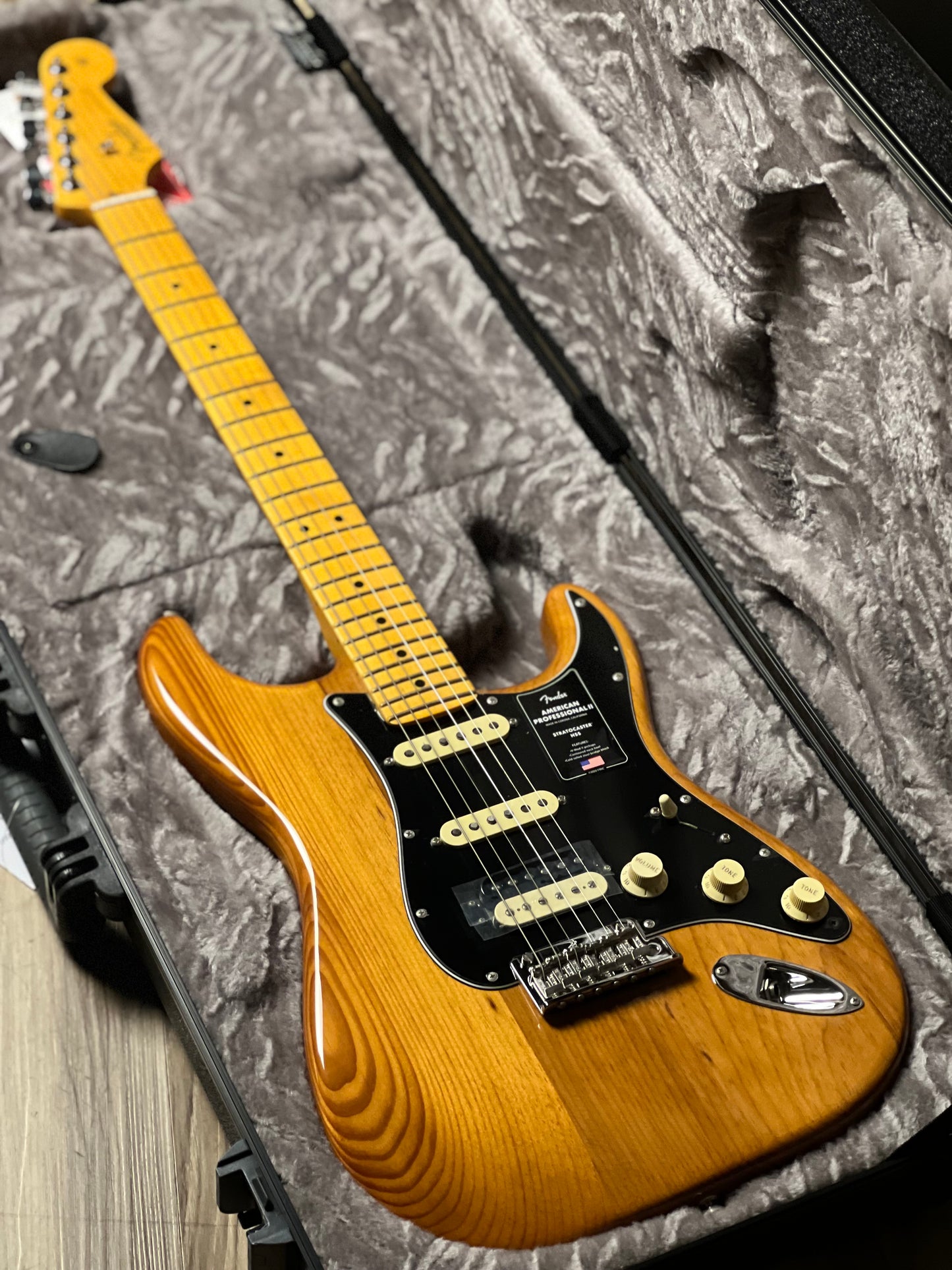 Fender American Professional II HSS Stratocaster with Maple FB in Roasted Pine US23077960