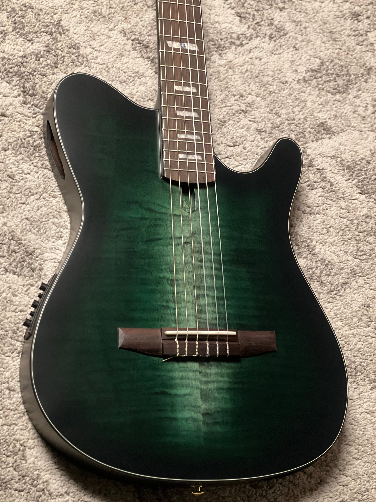 Ibanez FRH20FMN-DGL Acoustic Electric in Deep Emerald Green Low Gloss