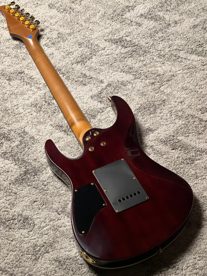 Dhatarattha Custom DST HH Flame in Purple Amethyst with Rosewood FB