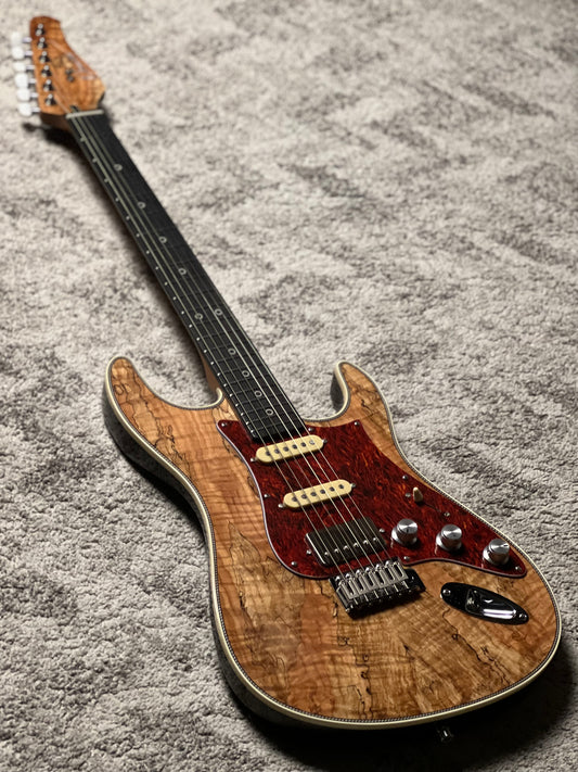 Dhatarattha Custom DST HSS in Exotic Spalted Maple with Rosewood FB