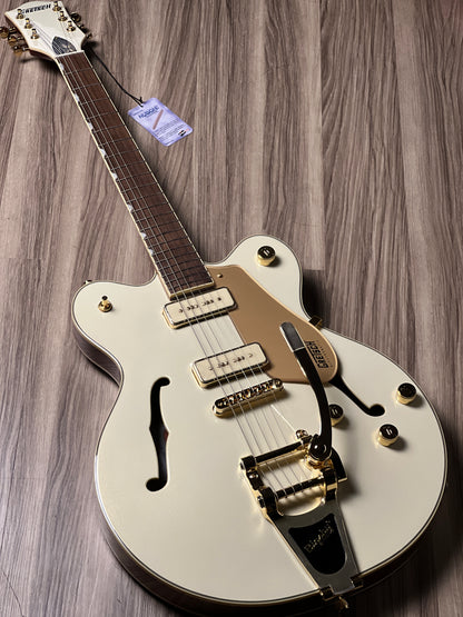 Gretsch Electromatic Pristine LTD Center Block Double-Cut Electric Guitar w/Bigsby In White Gold