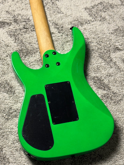 Jackson FSR X Series Dinky DK2XR HH with Laurel FB in Neon Green ISJ2210483 (USED)