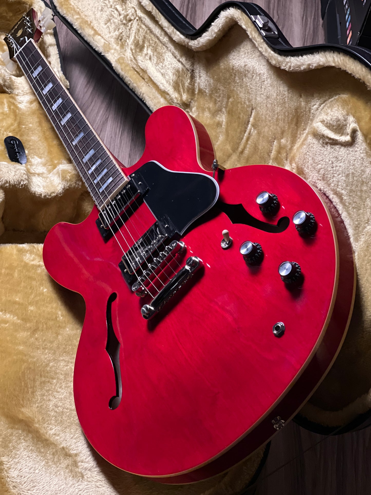 Epiphone 1962 ES-335 Reissue Sixties in Cherry w/Case 25011511686