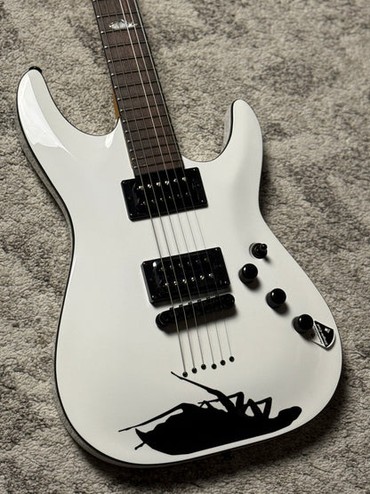 Schecter C-1 Jerry Horton 25th Anniversary in White W26010935
