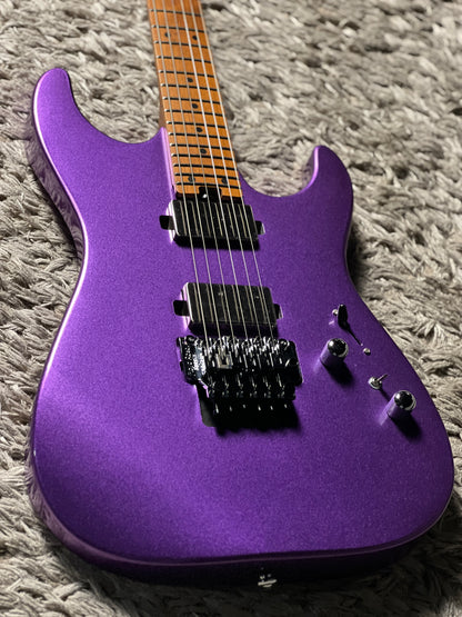 Soloking MS-1 Custom 24 HH FR Flat Top in Deep Purple Nafiri Special Run