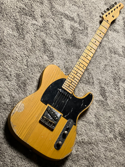 Soloking MT-1 Tribute 50s Relic with maple FB in Butterscotch Blonde