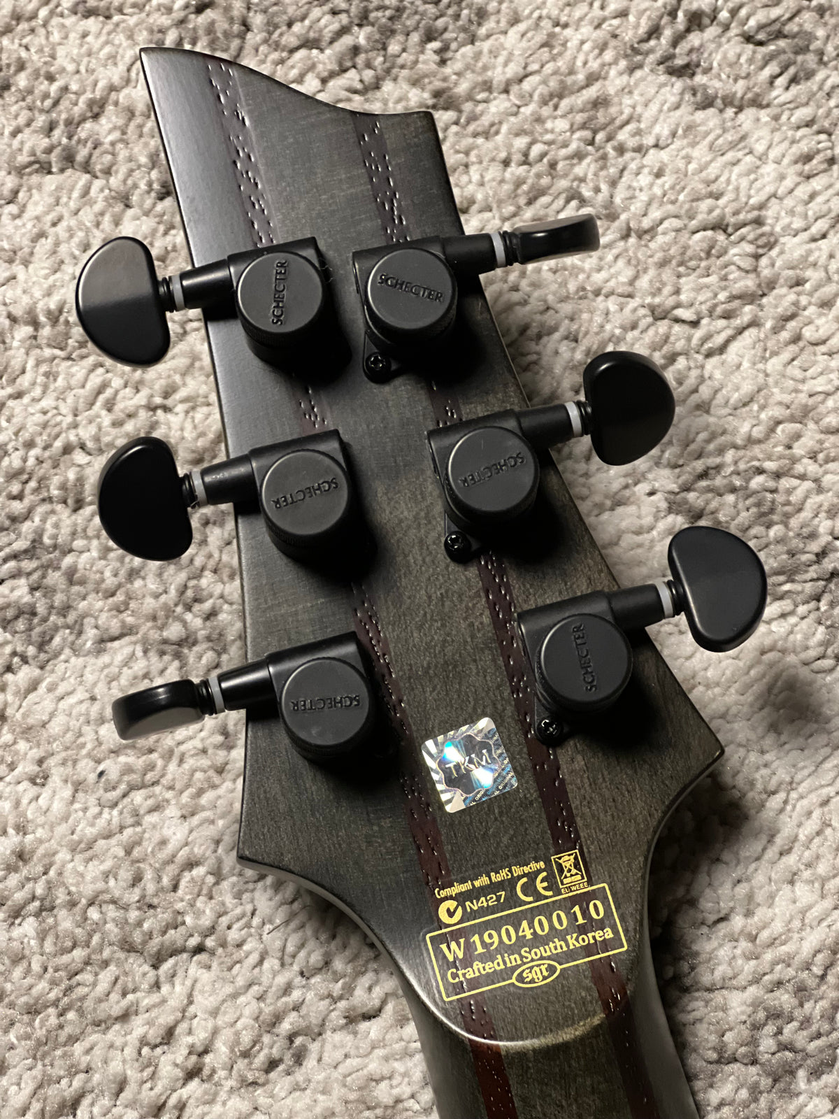Schecter C-1 EX Apocalypse in Rust Grey