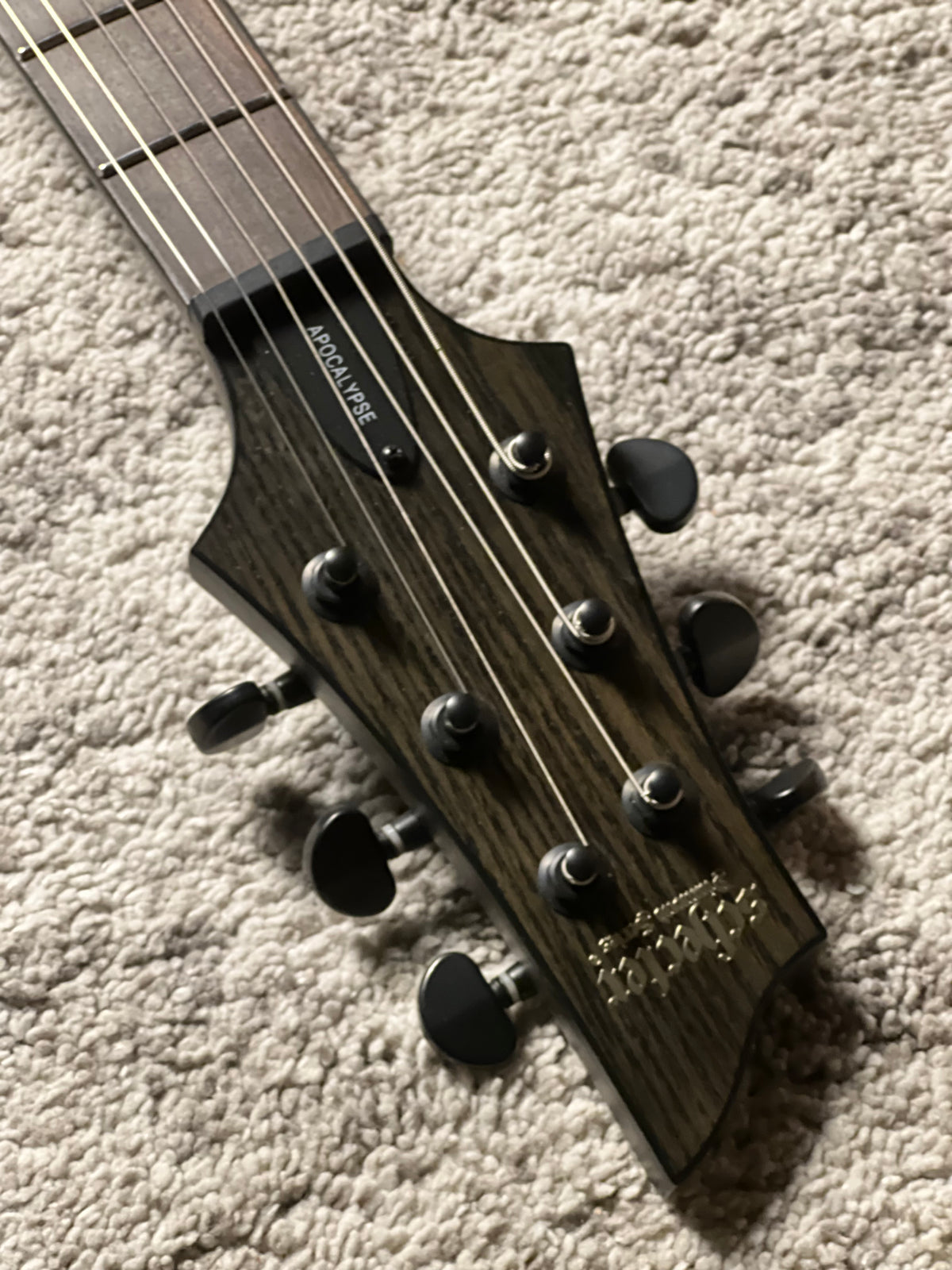 Schecter C-1 EX Apocalypse in Rust Grey