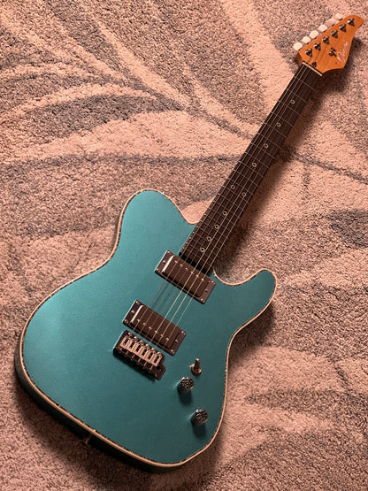 Dhatarattha Custom DTL HH in Turquoise Sparkle with Rosewood FB