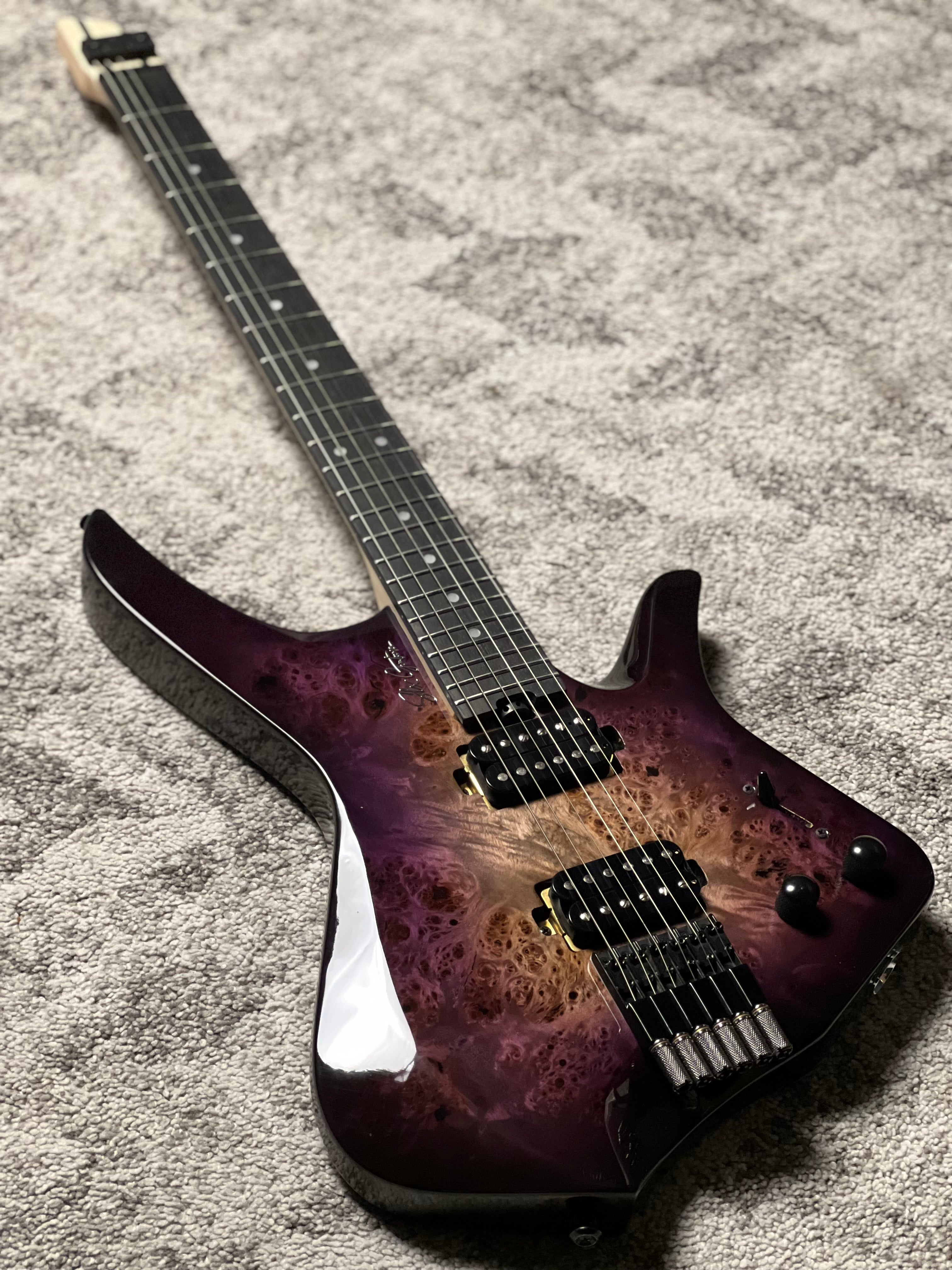 SLX Raptor Hybrid 6 Model A Headless with Burl Top in Purple Amethyst ...