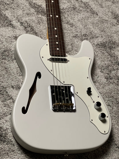 Fender MIJ Limited Kusumi Color Telecaster Thinline with RW FB In Kusumi White JD24021247