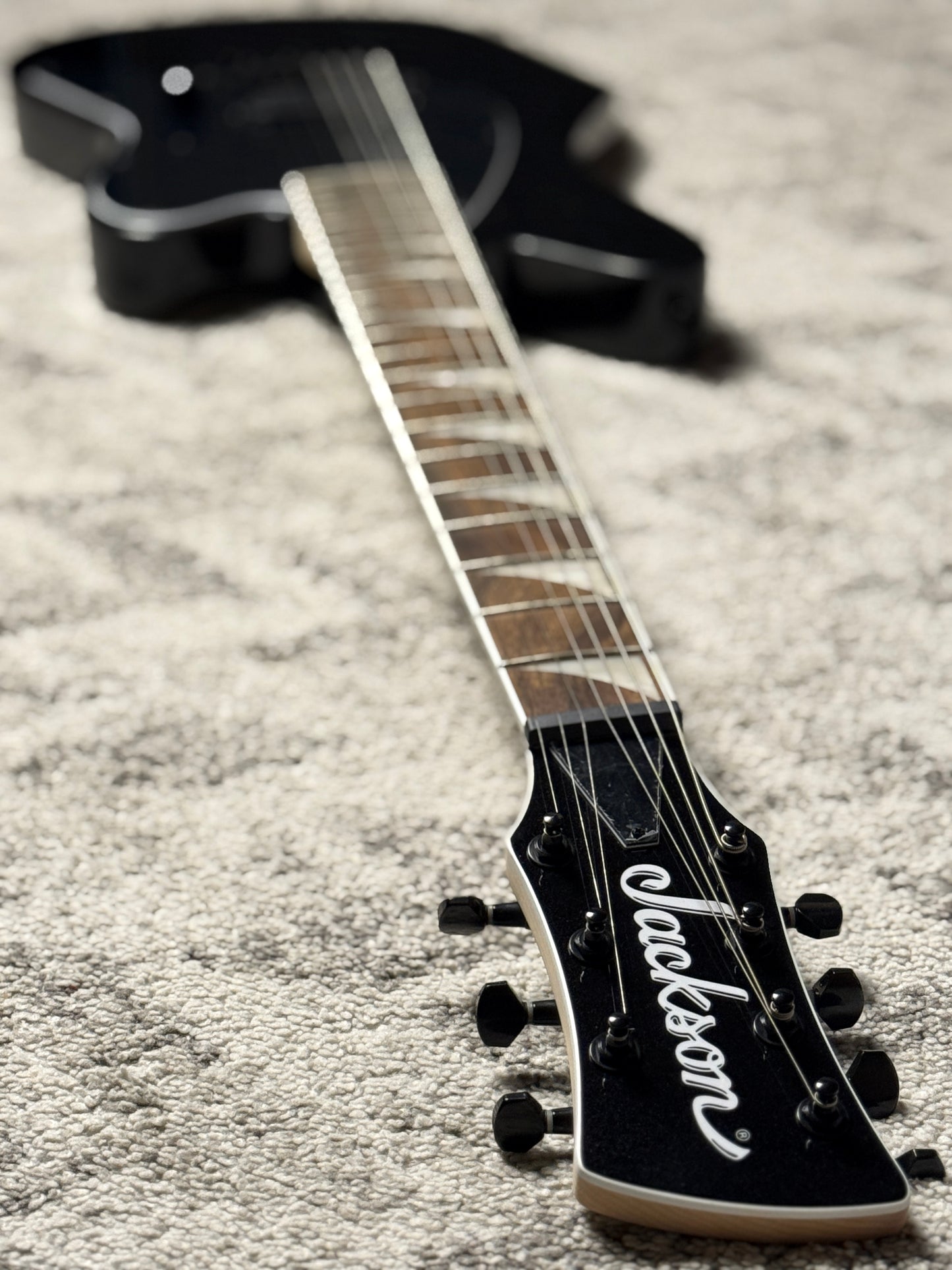 Jackson X Series Surfcaster HT7 7-String with Laurel FB in Satin Black