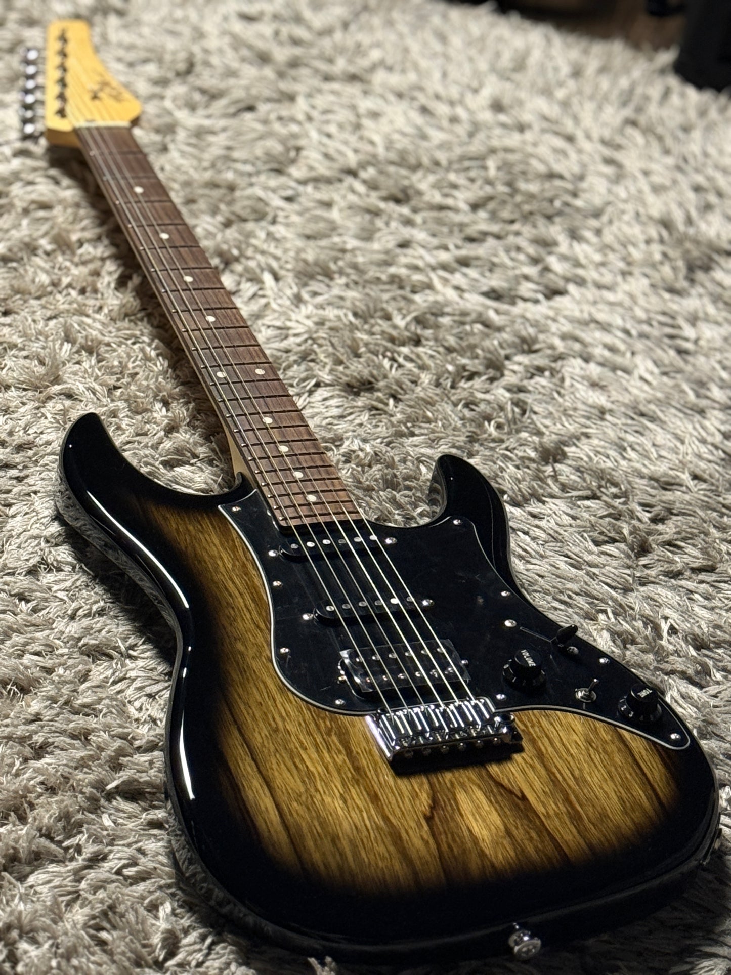 Fujigen FGN Odssey Series J Standard JOS2-TD-EW1-R/DMT in Dark Mocha Burst G230396