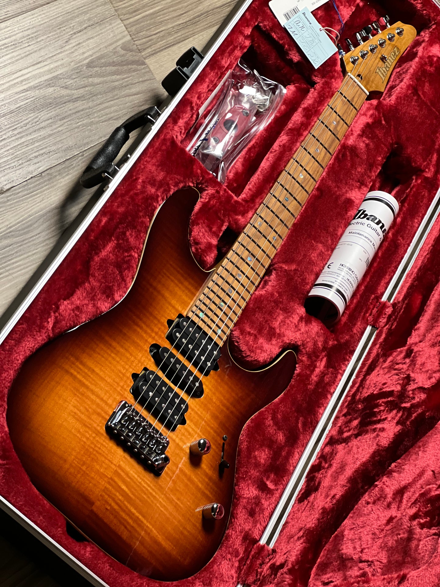 Ibanez Prestige AZ2407F w/Case in Brownish Sphalerite F2412103