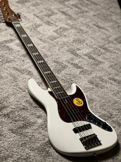 Sire Marcus Miller V7 Alder 5-String Bass Guitar 2nd Gen in Antique White