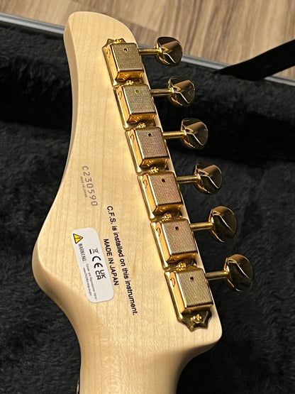 Fujigen FGN Guitars Expert EOS Odyssey in Navy Blue with Hardshell Case C230590