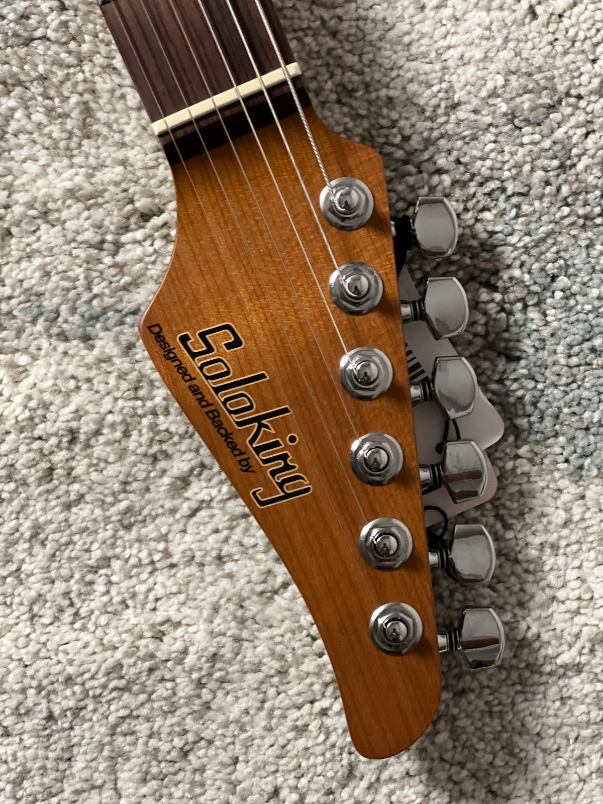 Soloking MS-1 Classic Flat Top FMN with Rosewood FB in Jeans Pacific Blue Limited Edition JESCAR