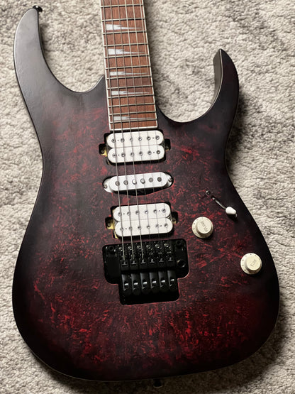 Ibanez RG470DXW-WZM in Wine Red Frozen Matte I260914092 (USED)