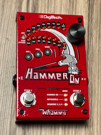 DigiTech HammerOn Electric Guitar Pitch Shifting Effects Pedal HAMMERON-V-04