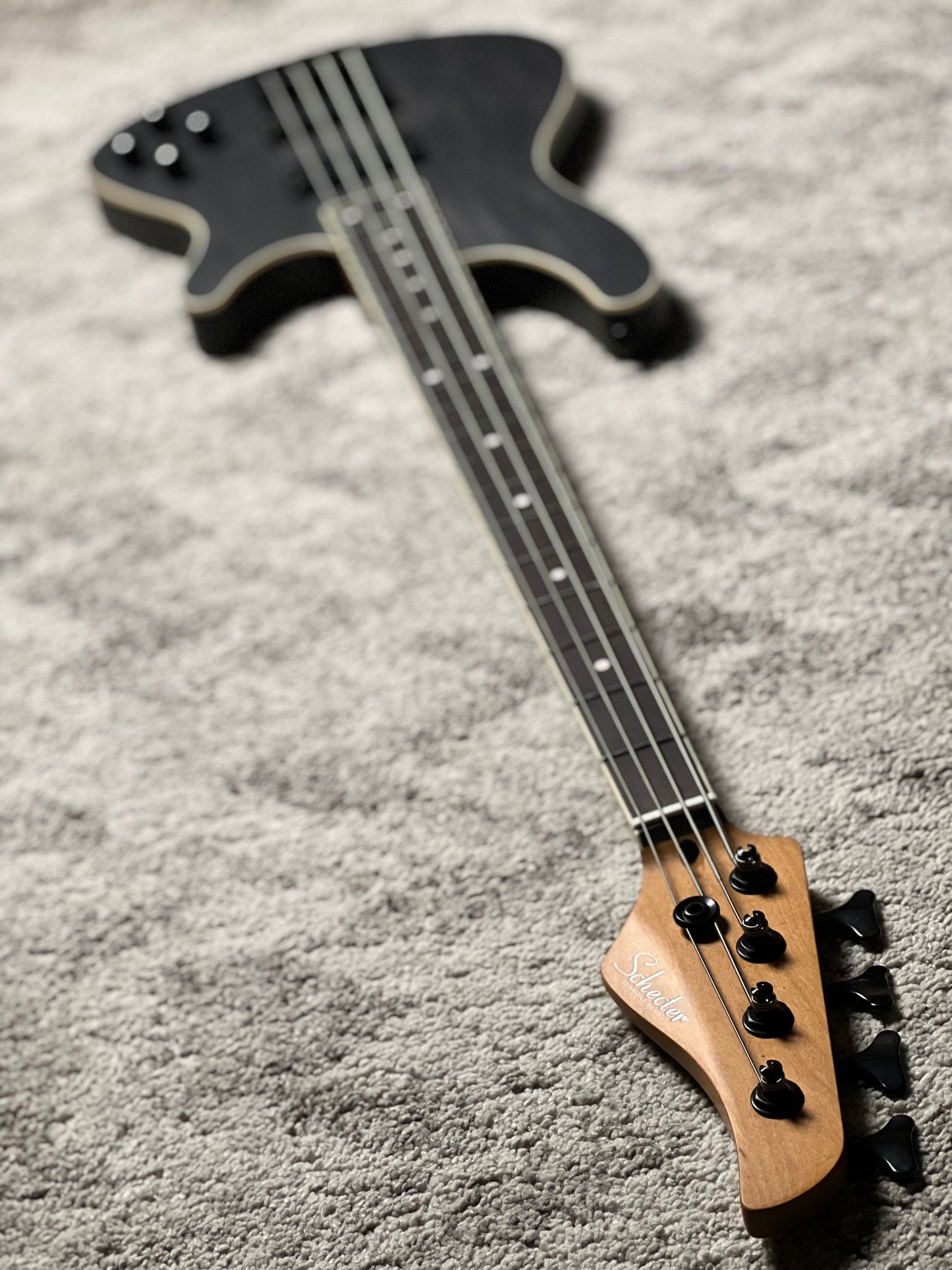 Schecter C-4 Standard Electric Bass in Charcoal Satin
