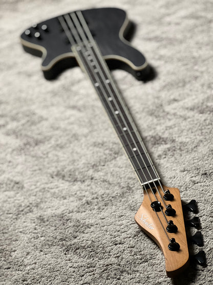 Schecter C-4 Standard Electric Bass in Charcoal Satin