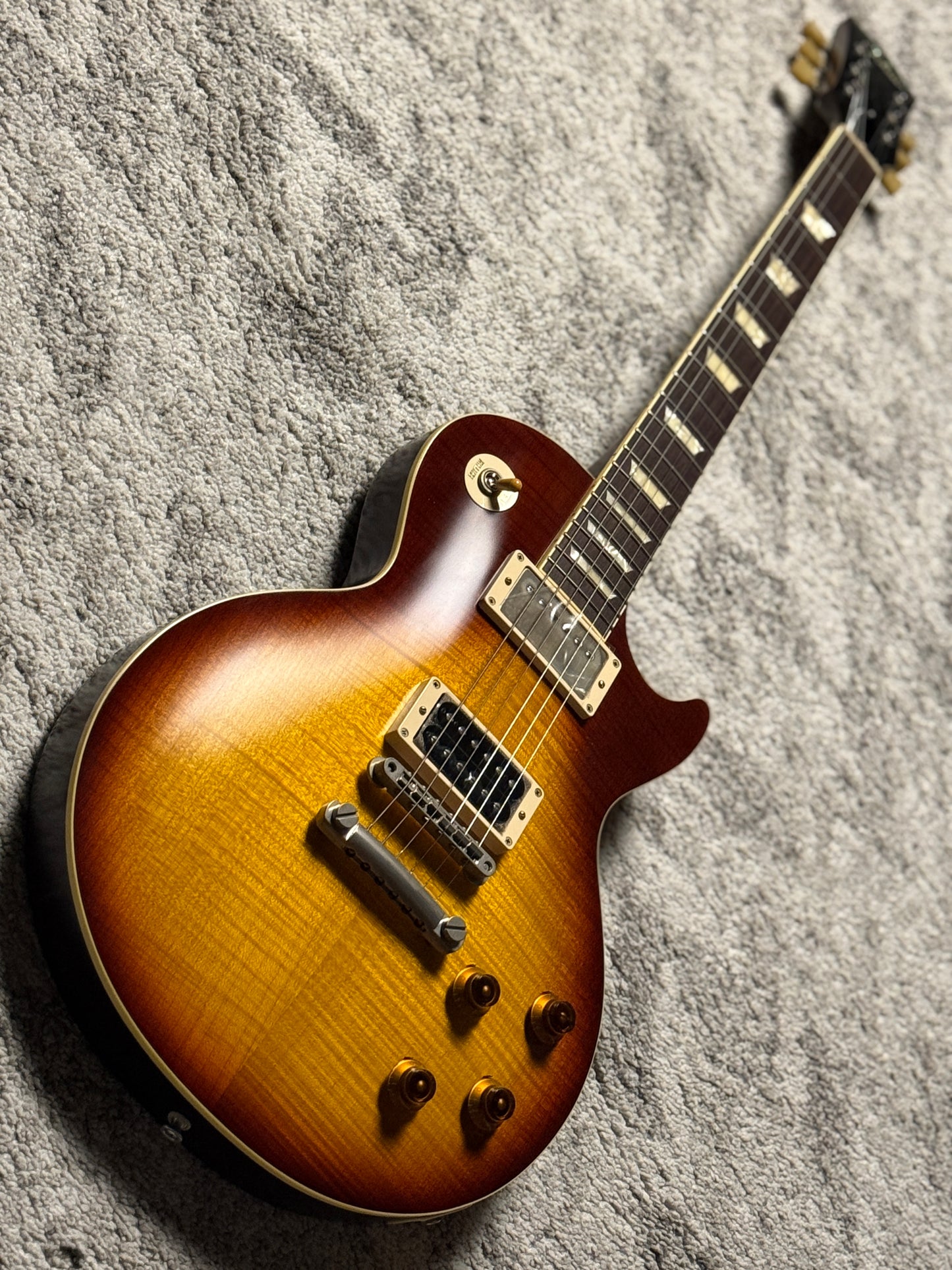 Tokai Love Rock LS150F-3A-RELIC SG/TB Premium Series Japan 3A Solid Flame Top in Tea Burst S/N 2449313