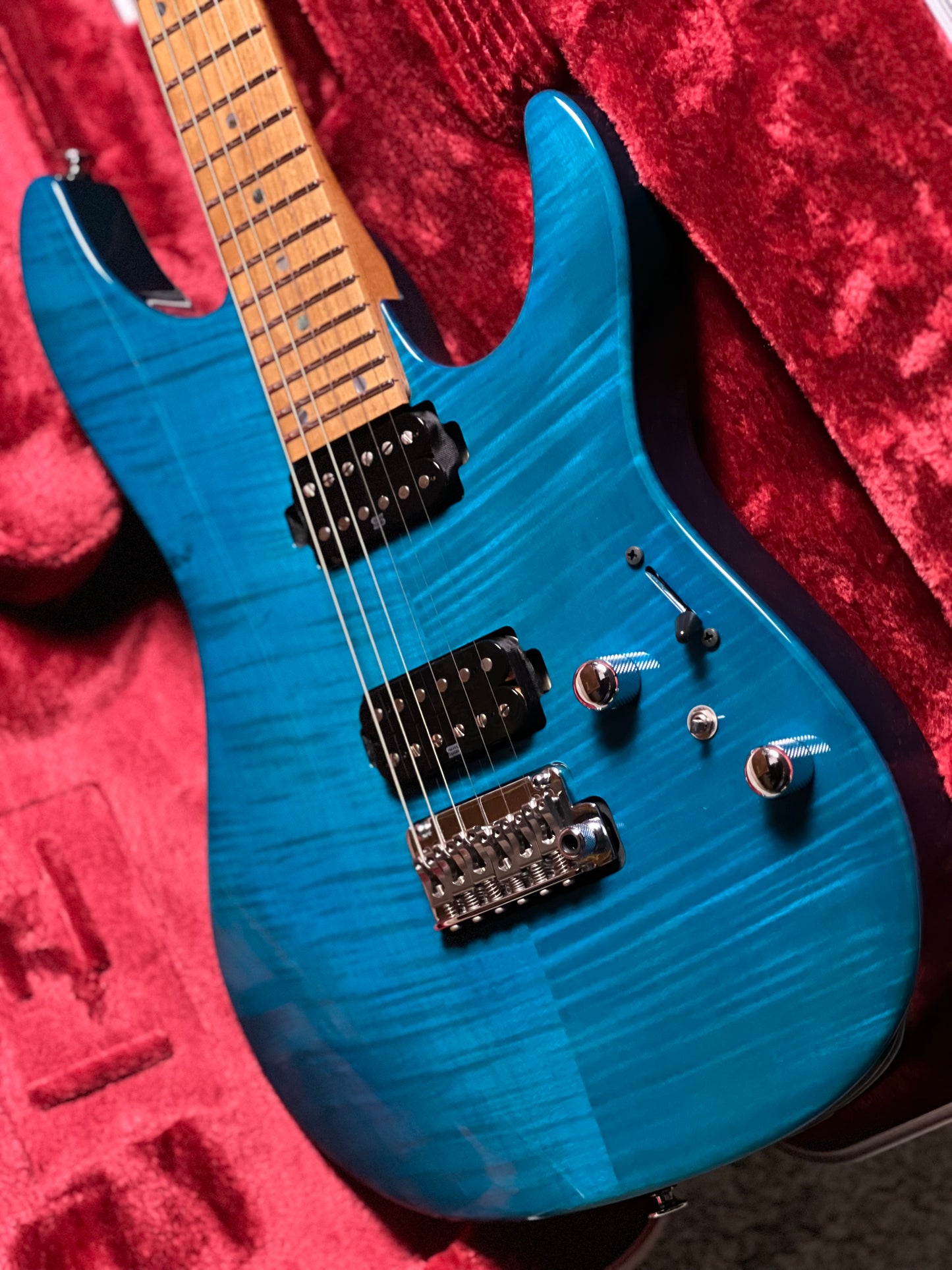 Ibanez Martin Miller Signature MM1 - Transparent Aqua Burst