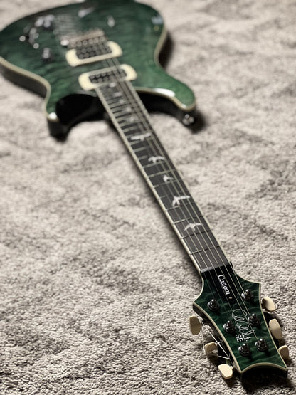 PRS SE Custom 24 Quilt in Teal Black