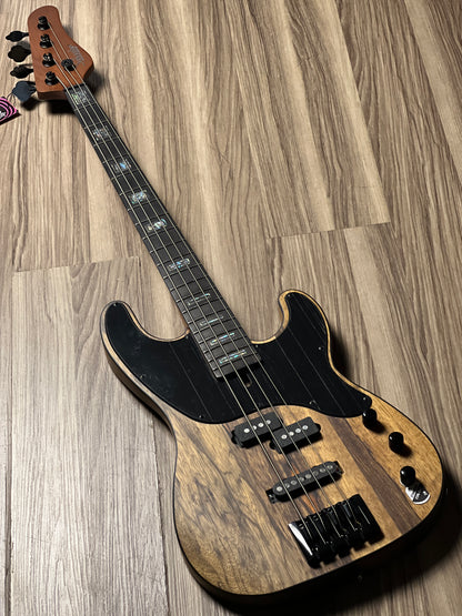 Schecter Model-T 4 Exotic in Black Limba W23091204