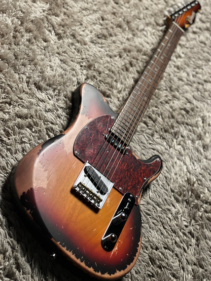 Dhatarattha Performance DTL in 3-Tone Sunburst with RW FB and Nitrocellulose Lacquer Relic