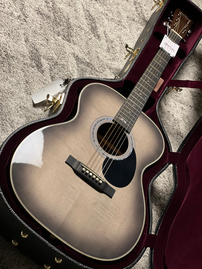 Martin OMJM John Mayer 20Th Anniversary with Platinum Gray Burst #1312