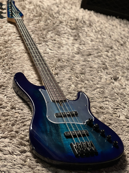 Cort GB Fusion 4 BB in Blue Burst