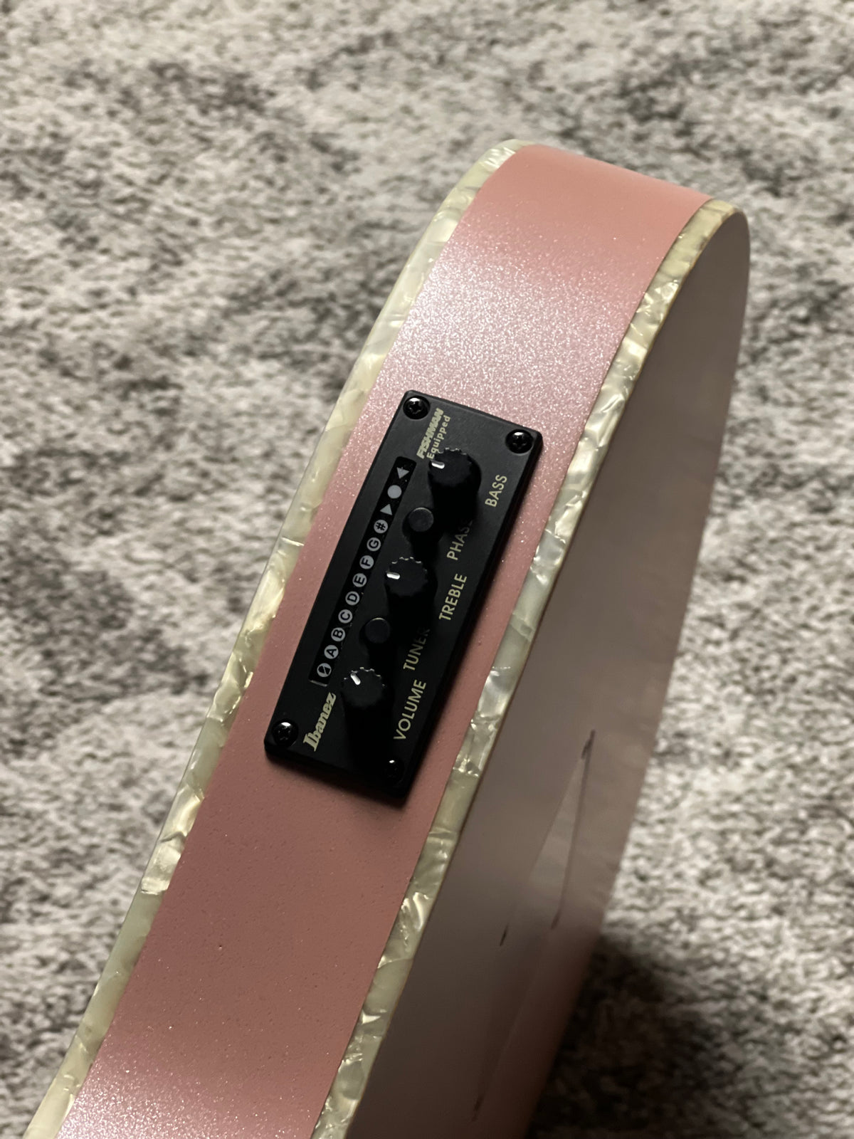Ibanez TOD10N-PAF Tim Henson Signature Nylon String in Pearl Pink Flat