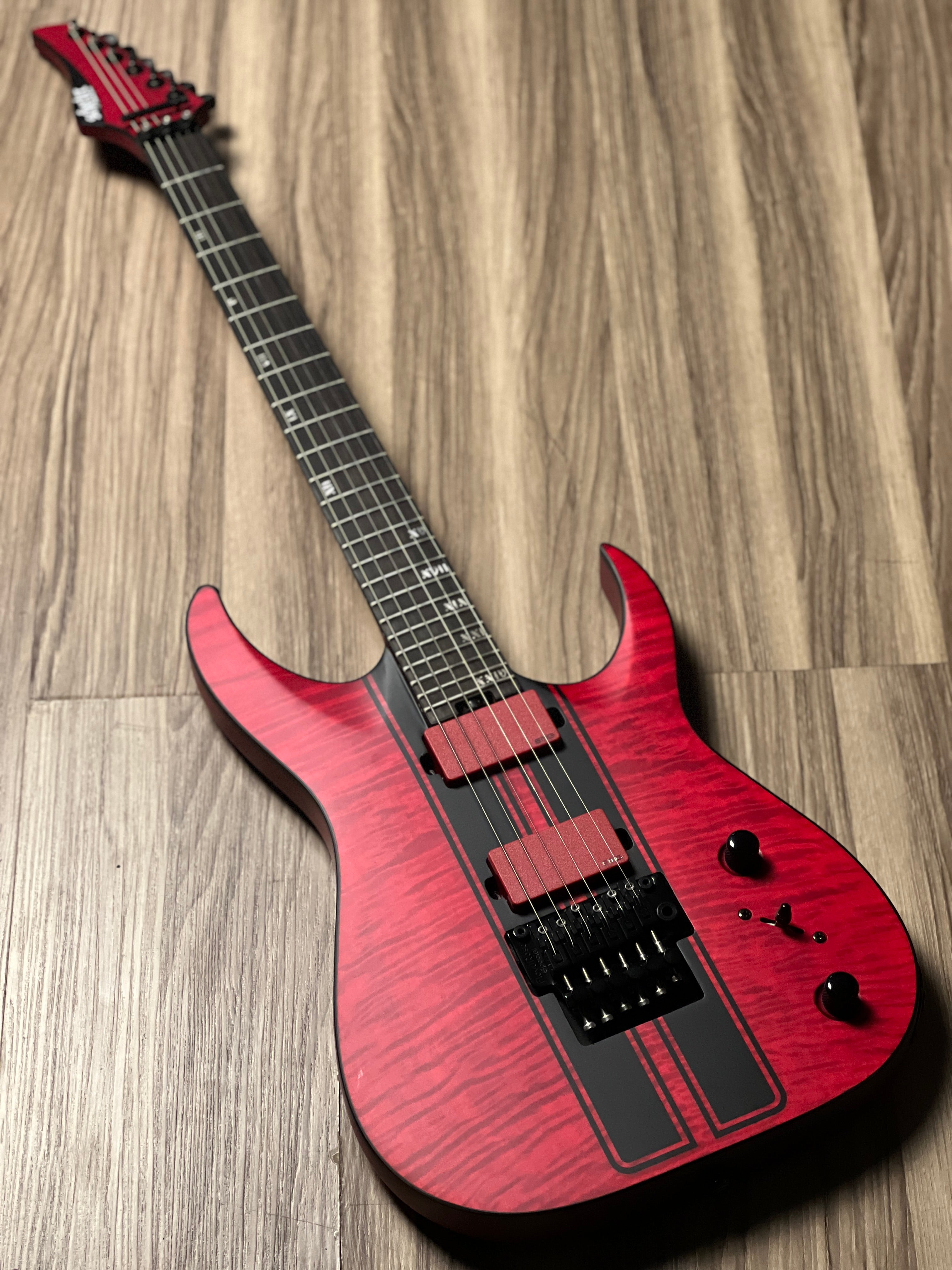 Schecter Banshee GT-6 FR In Satin Trans Red – nafiriguitar.com