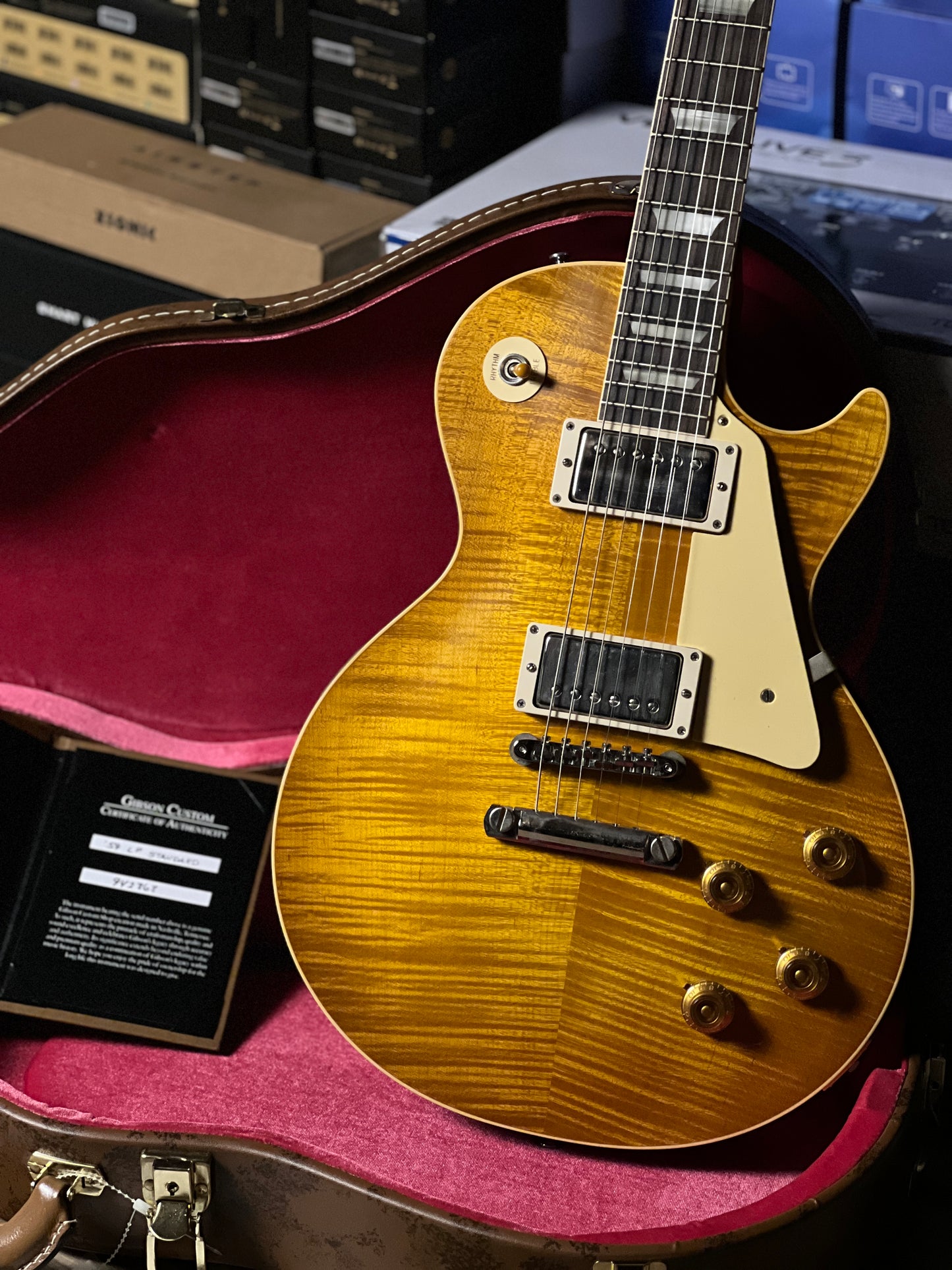 Gibson 1959 Les Paul Standard Reissue VOS In Dirty Lemon w/Case 942868