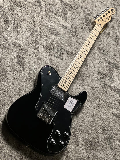 Fender Japan Traditional II 70s Telecaster Custom with Maple FB in Black JD25034223