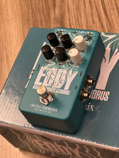 Electro-Harmonix Eddy Analog Vibrato & Chorus Guitar Effects Pedal