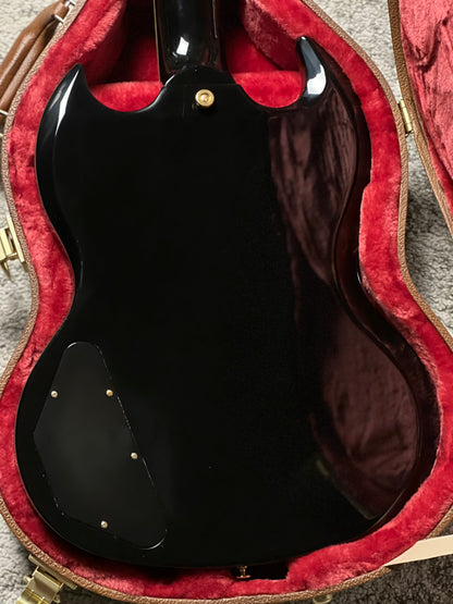 Gibson SG Standard '61 Maestro Vibrola T-Type in Ebony w/Case 232950039
