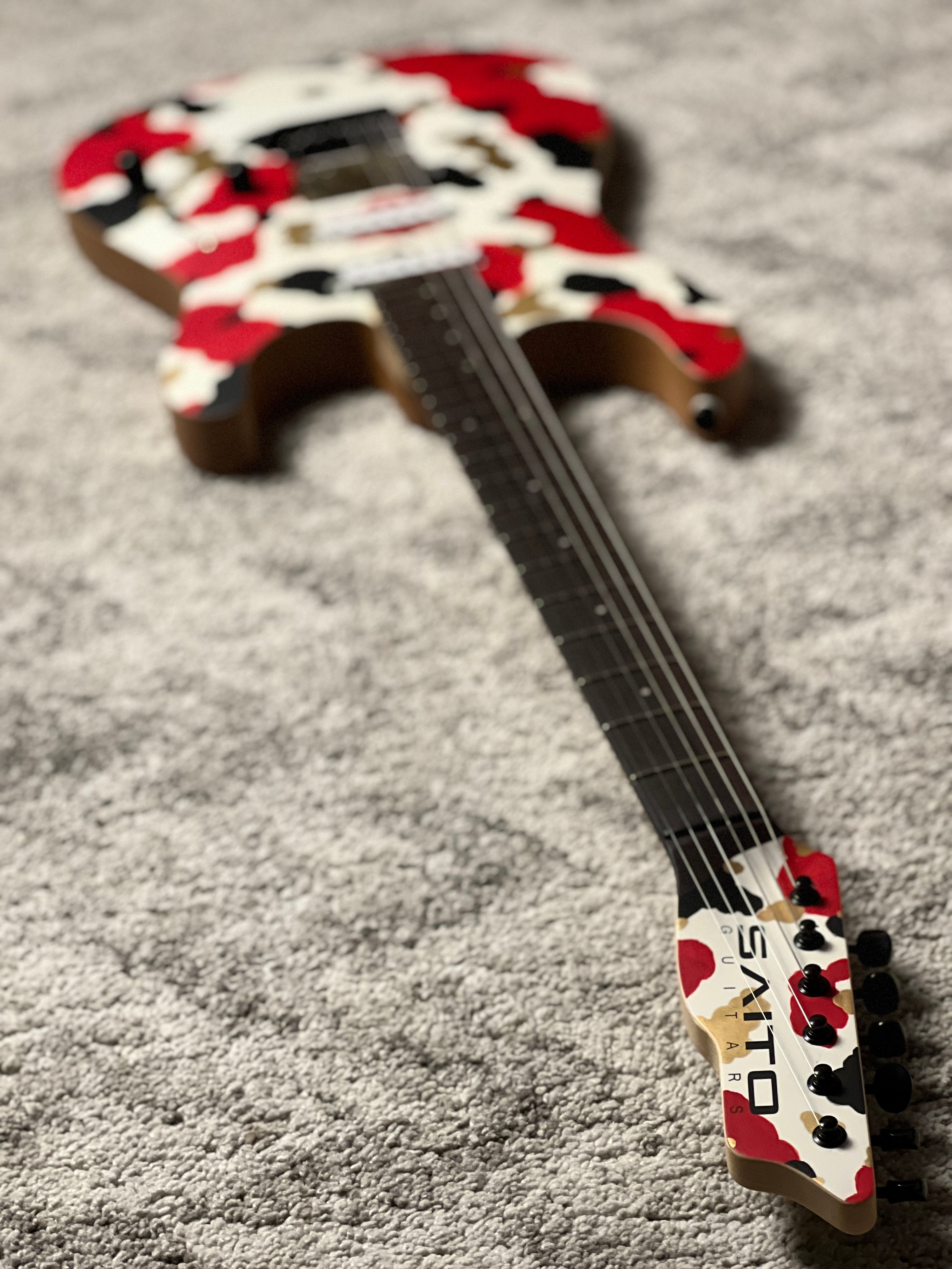 ギター shogo Saito S-622 SSH with Rosewood FB in Nishikigoi 253199