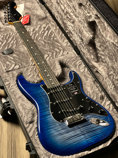 Fender American Ultra Limited Edition Stratocaster with Ebony FB in Denim Burst US23002770