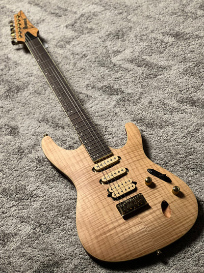 Ibanez SEW761FM-NTF Electric Guitar in Natural Flat I260310943 (USED)