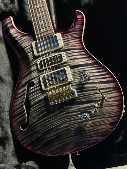 PRS 40th Anniversary Special Semi Hollow Limited Edition in Charcoal Purple Burst 0419137