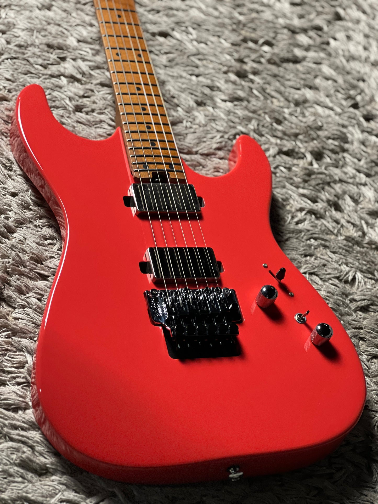 Soloking MS-1 Custom 24 HH FR Flat Top in Torino Red Nafiri Special Run