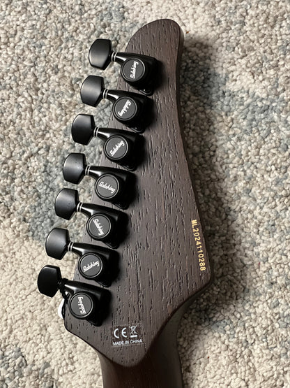 Soloking MJM-7 Custom Baritone HH with Fishman Fluence and Wenge Neck in Driftwood Black